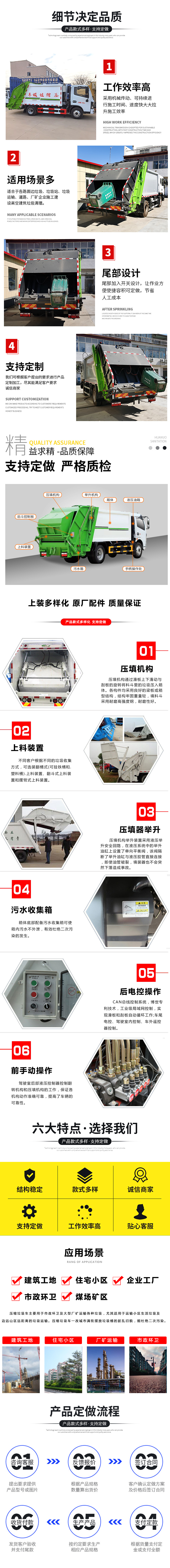 湖北程力豪沃18方壓縮垃圾車