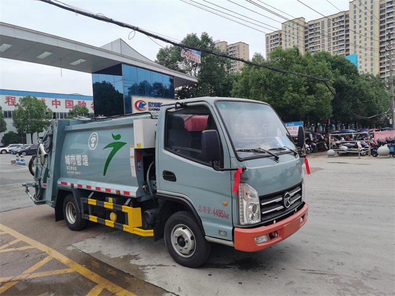 國(guó)六4立方 藍(lán)牌凱馬 壓縮垃圾車(chē)