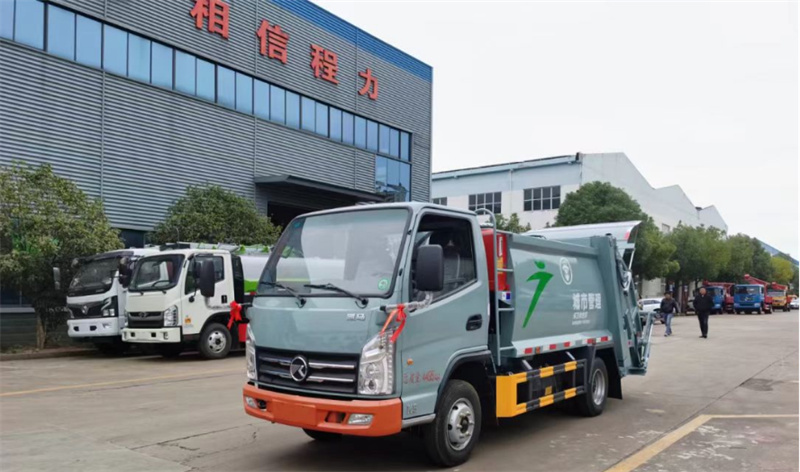 國(guó)六4立方 藍(lán)牌凱馬 壓縮垃圾車(chē)